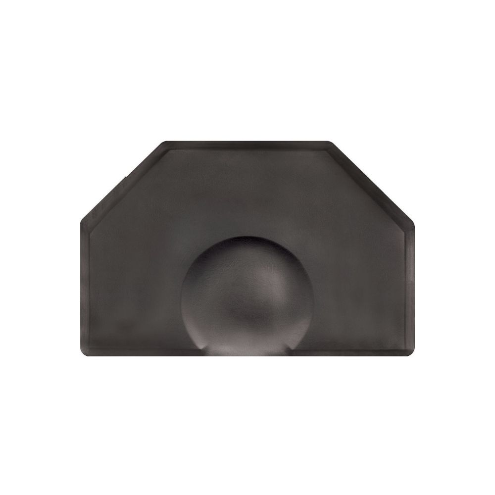 SMART STEP ELITE HEXAGONAL MAT ROUND BLACK 4X5