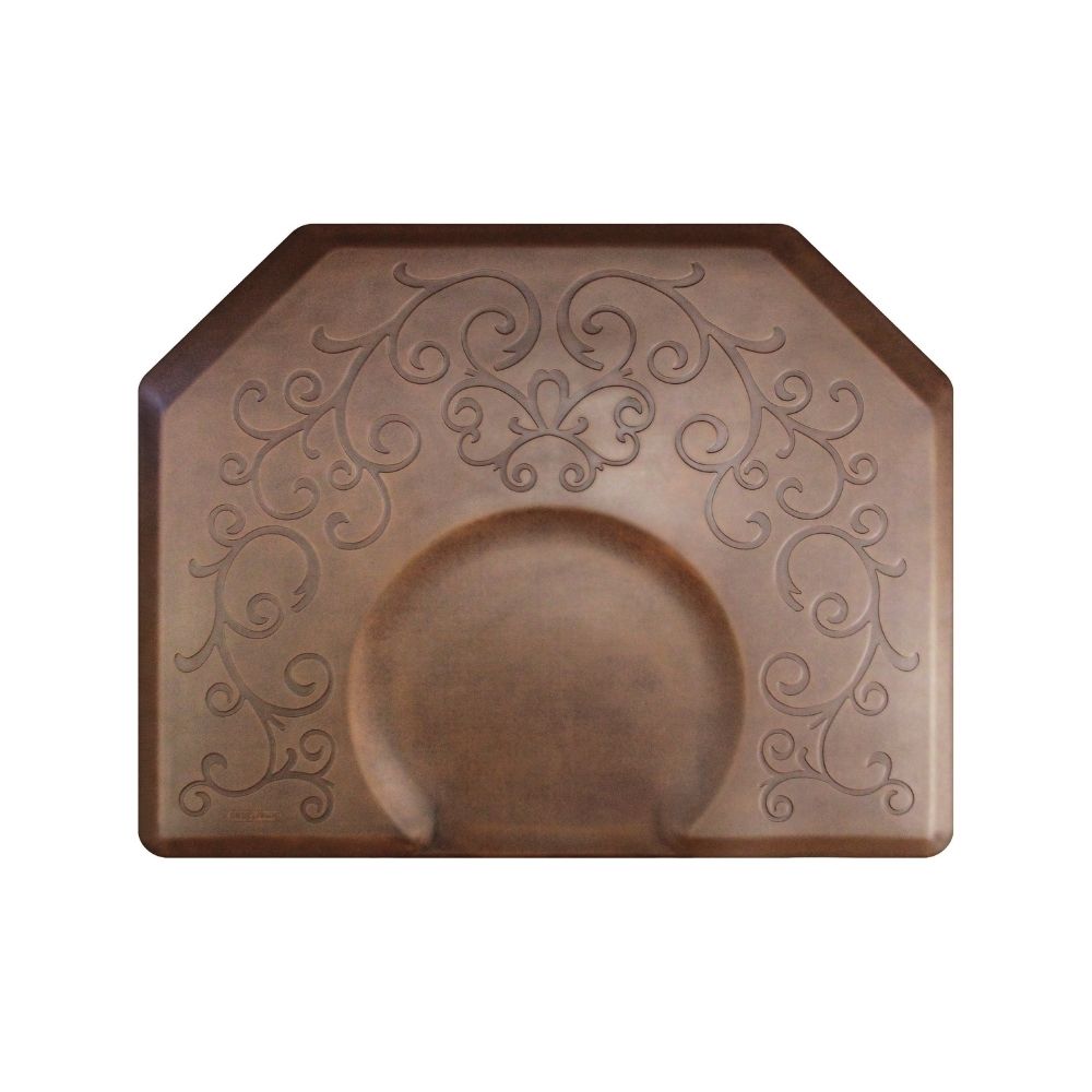 SMART STEP BELLA MAT HEXAGON ROUND ANTIQUE 4X5