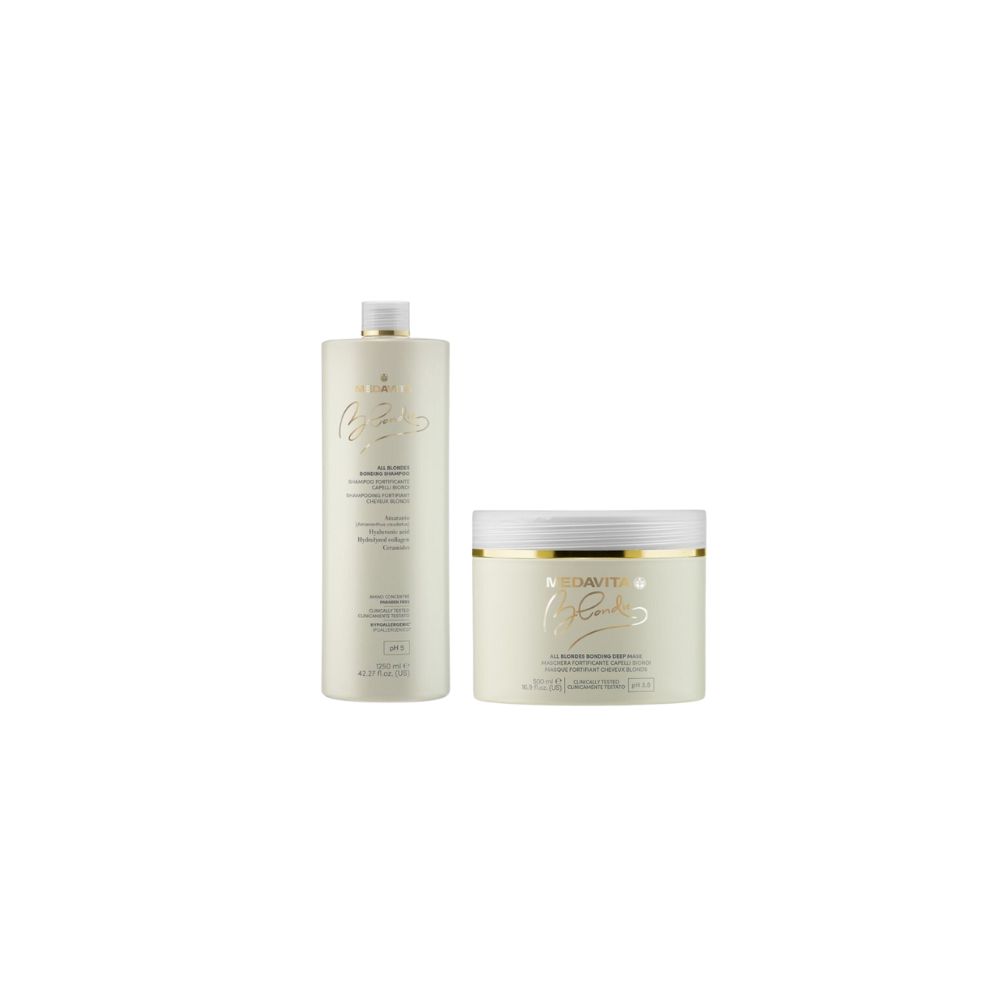 MEDAVITA ALL BLONDES DUO SHAMP 1250ML MASQUE 500ML