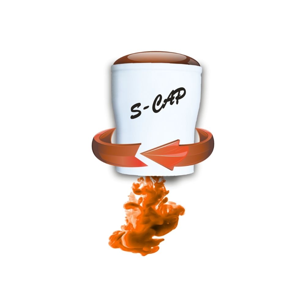 S CAP CAPSULES SALLE DE BAIN ORANGE