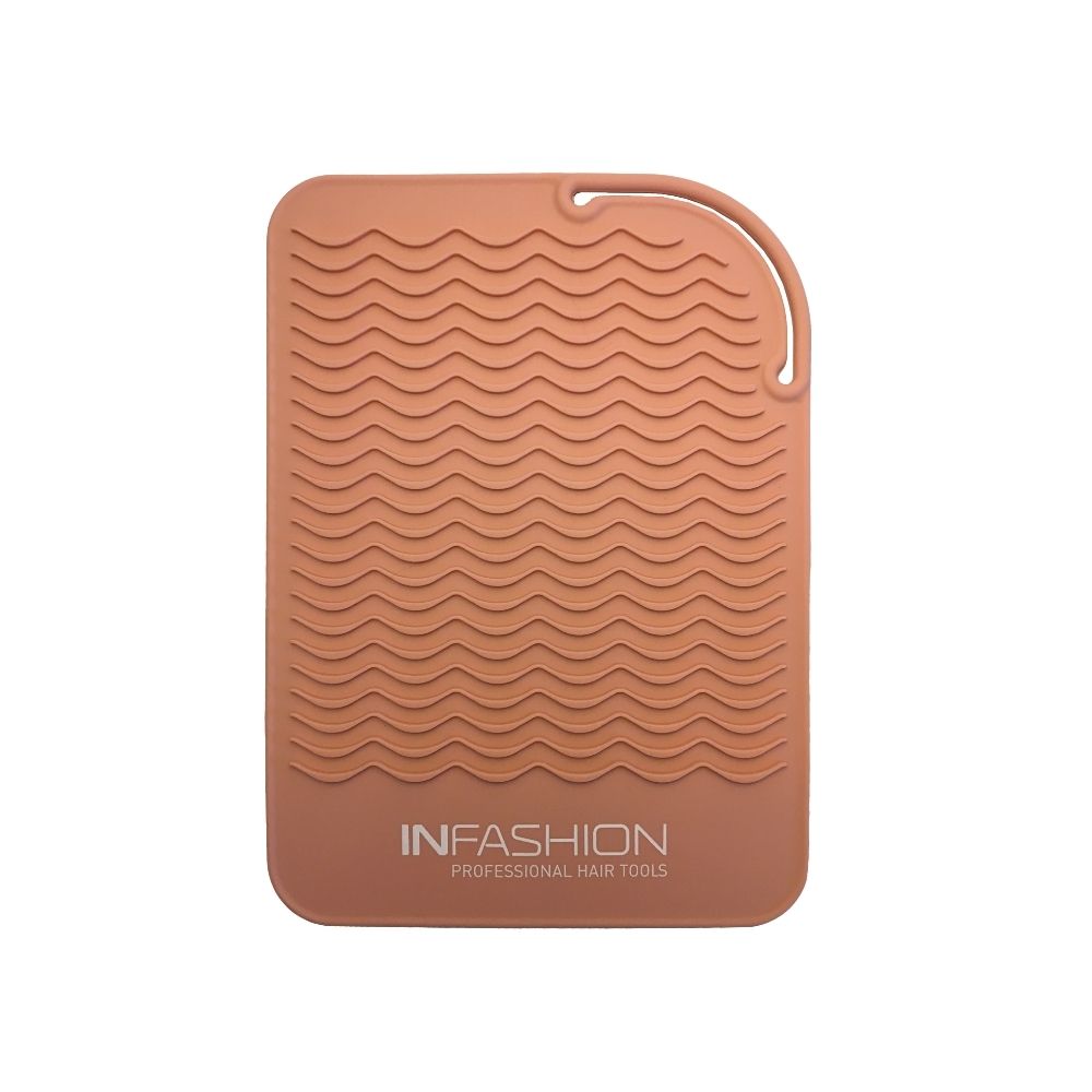 INFASHION ROSE GOLD SILICONE TRAVEL MAT 6.5 X 9