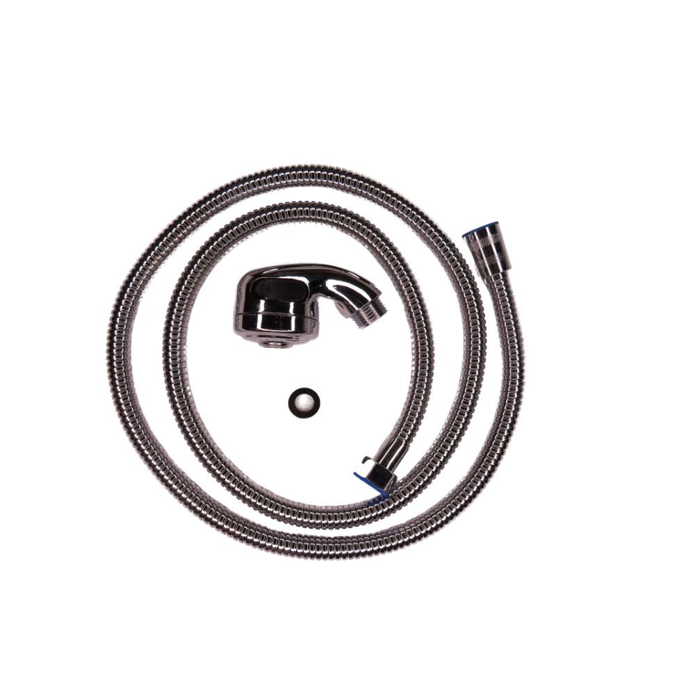 HOSE KIT WITH SMALL SHOWER STAINLESS 56"