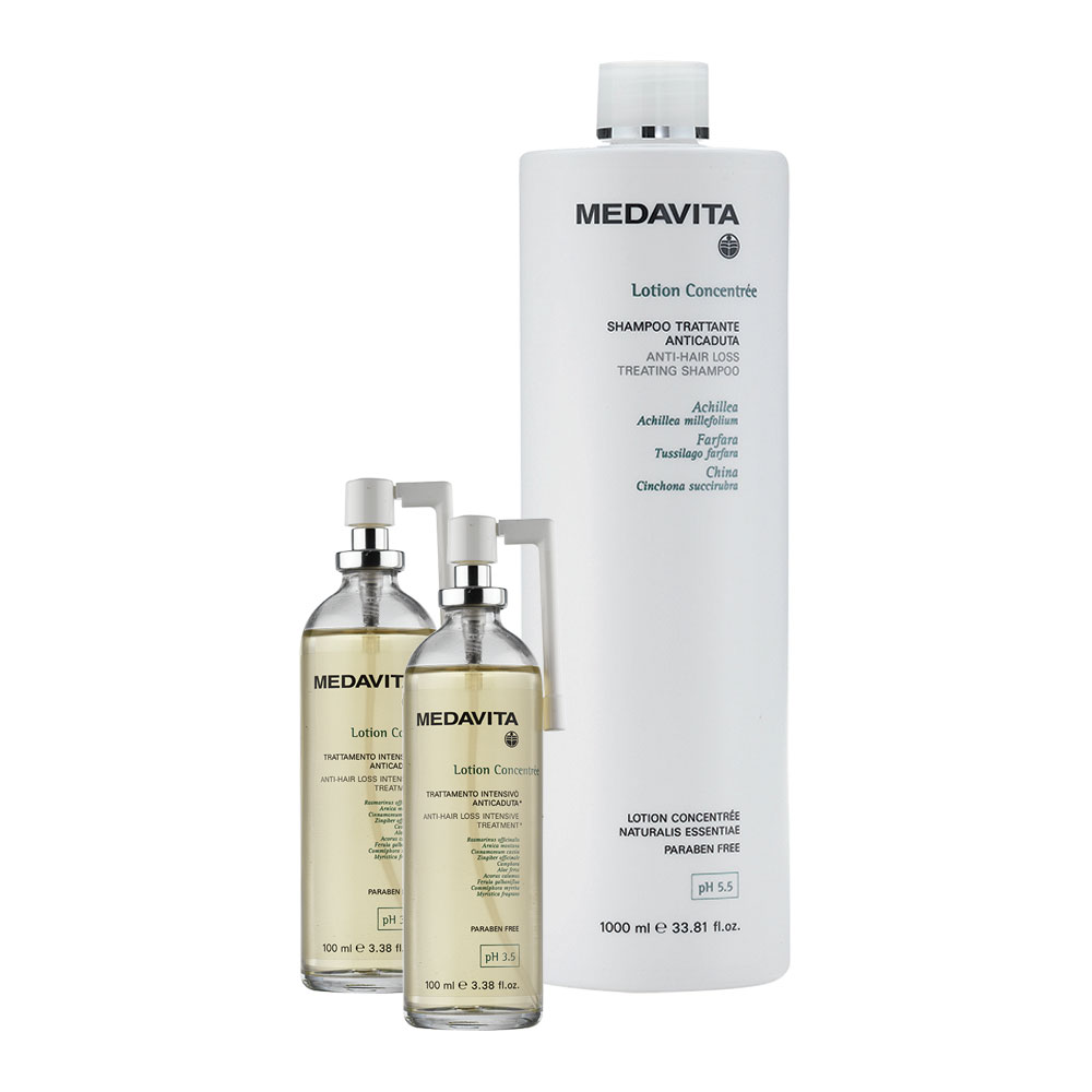 MEDAVITA HAIR LOSS TREATING SHAMPOO AND LOTION WOMAN