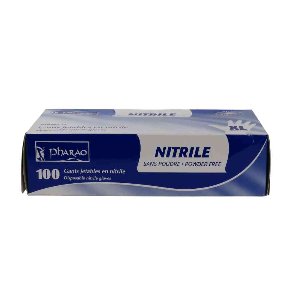 LALEMA NITRILE GLOVES POWDER-FREE X LARGE BOX 100