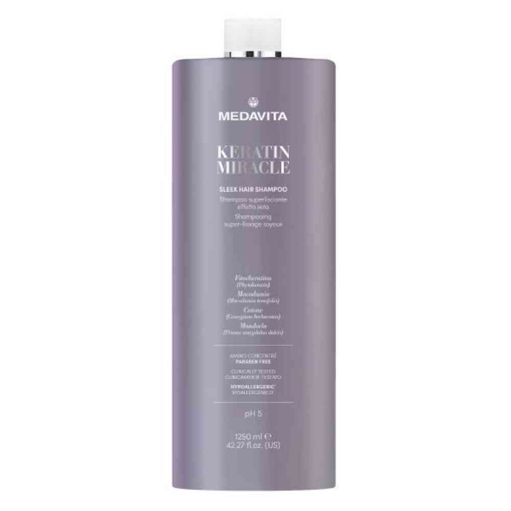 MEDAVITA KERATIN MIRACLE SLEEK HAIR SHAMPOO1250ML