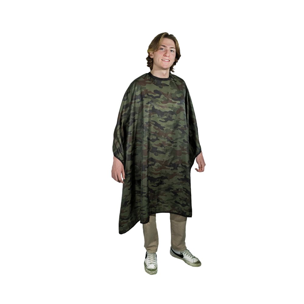 BABYLISSPRO CAPE A COUPE DE LUXE A MOTIFS CAMOUFLAGE