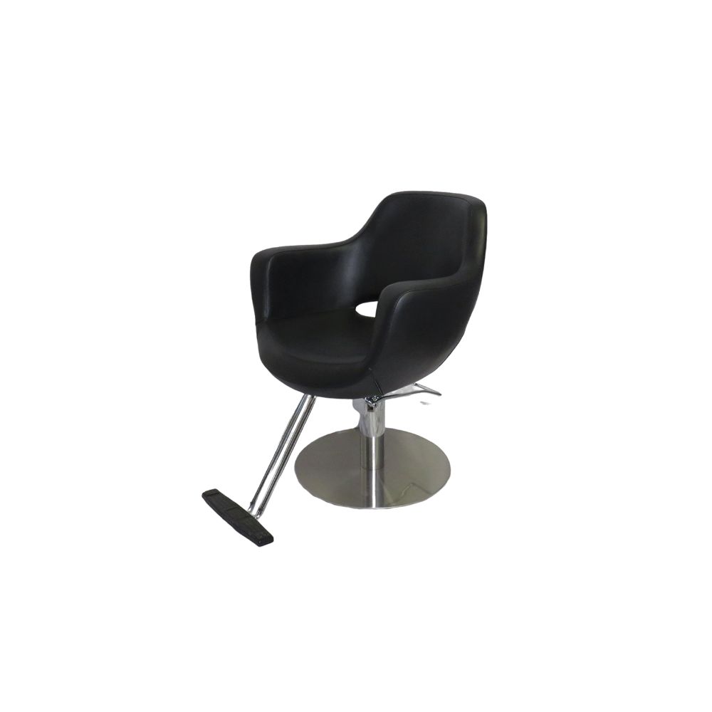 CHAISE GRACE NOIR BASE HYD RONDE PIED EN T