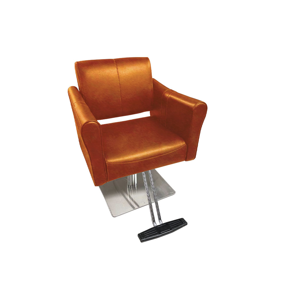 ASHLEY TAN CHAIR SQUARE HYD BASE T FOOTREST