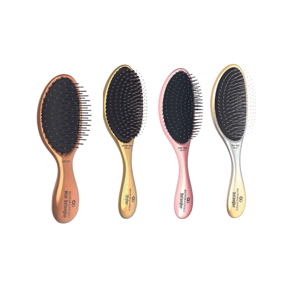 OLIVIA GARDEN LUXE BRUSHES SET OF 4