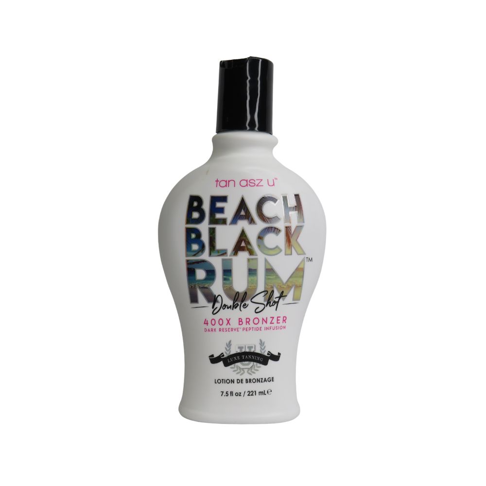 TAN ASZ U LOTION BEACH BLACK RUM 400X 7.5OZ