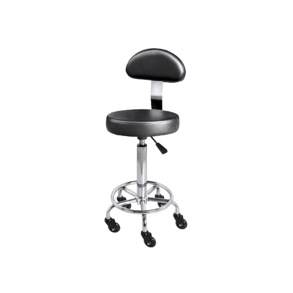 INFASHION BANC ROND AVEC DOSSIER BASE CIRCULAIRE