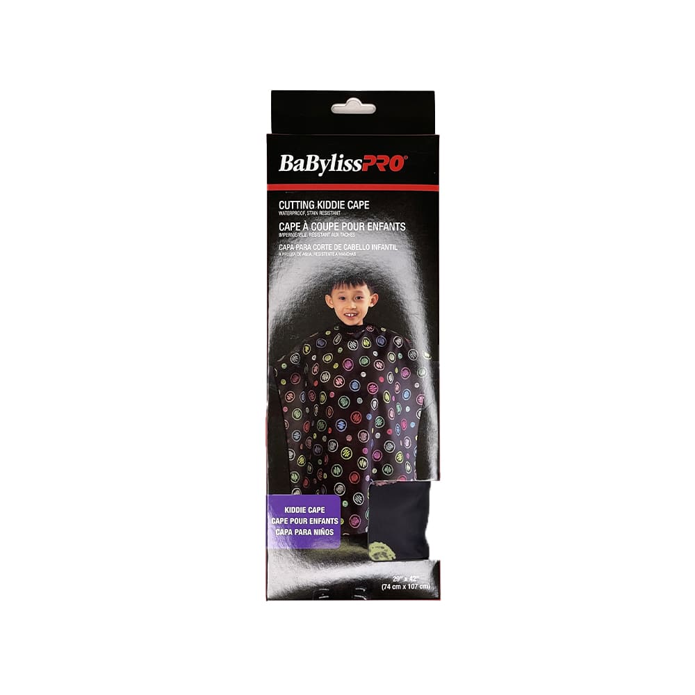 BABYLISSPRO CAPE A COUPE MOTIF ROND COLORE ENFANTS