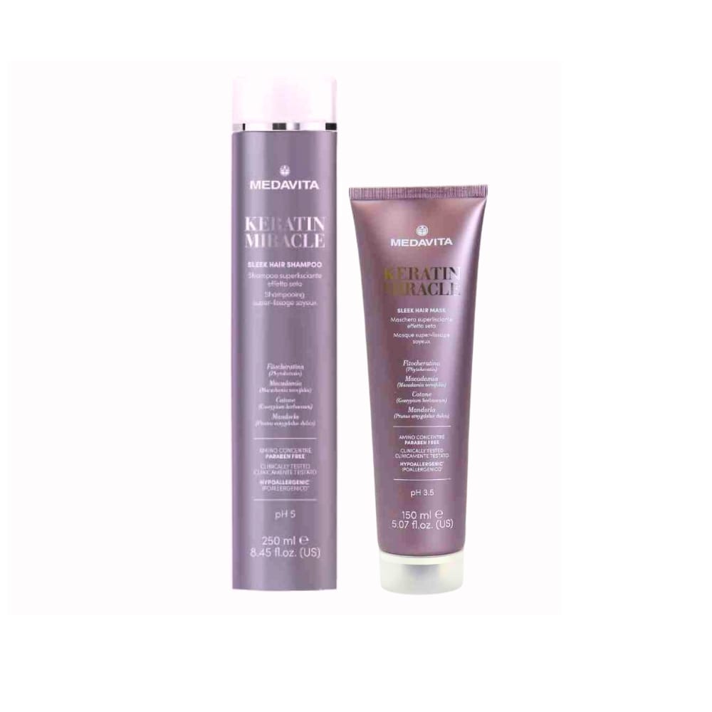 MEDAVITA KERATIN MIRACLE DUO SHAMPOO AND MASK