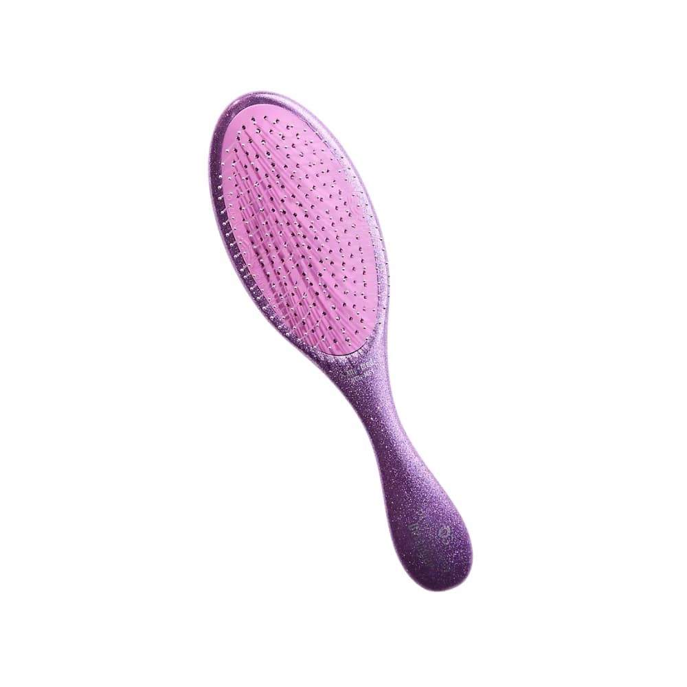 OLIVIA GARDEN GLITTER DETANGLING BRUSH MAUVE MEDIUM HAIR