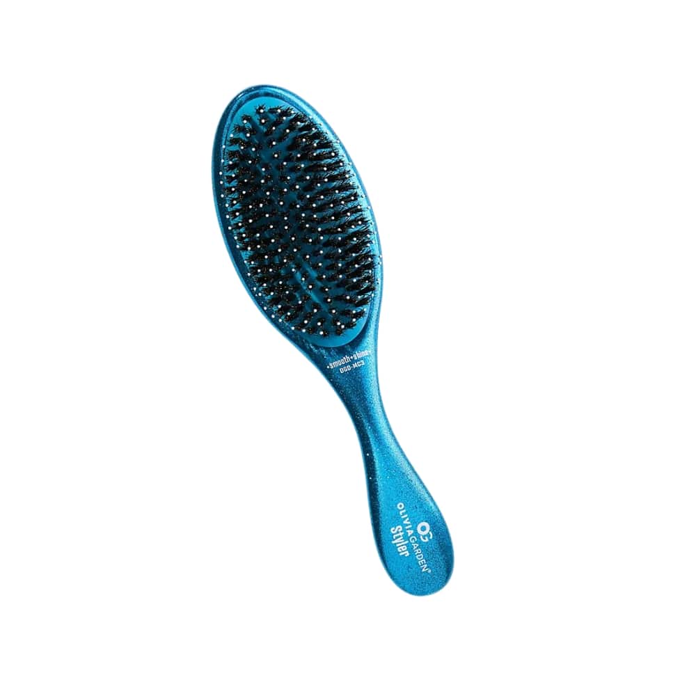 OLIVIA GARDEN GLITTER BROSSE STYLISANTE BLEU