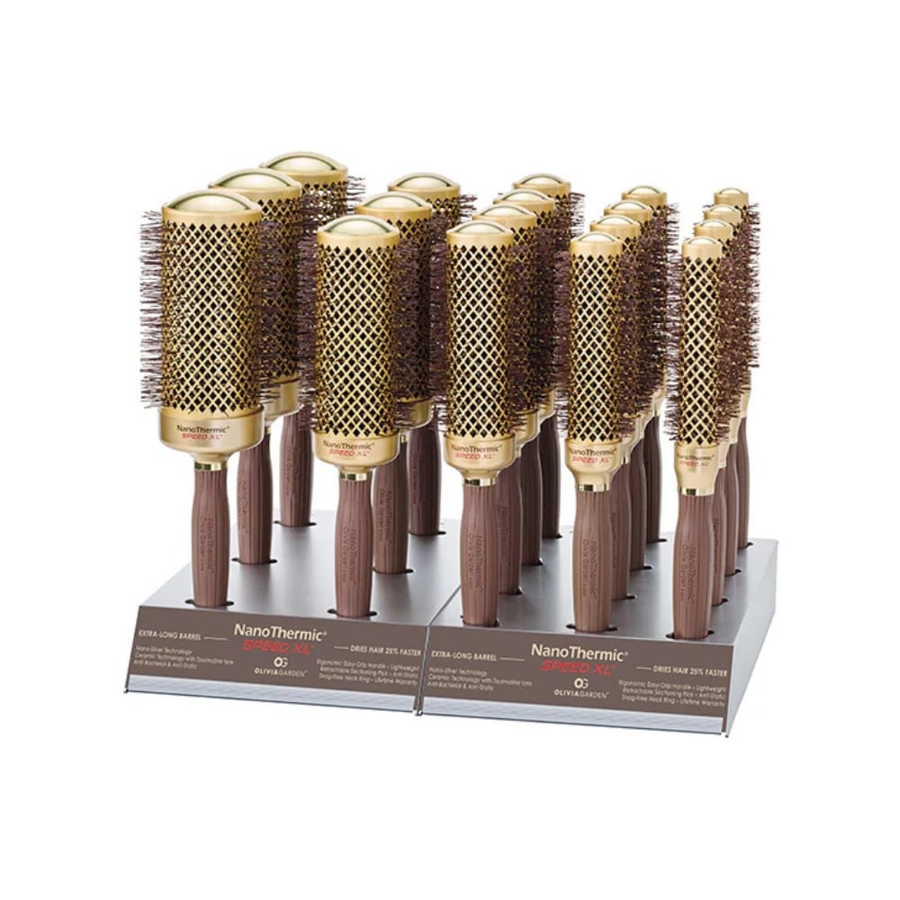 OLIVIA GARDEN NANOTHERMIC SPEED XL ENS 18 BROSSES