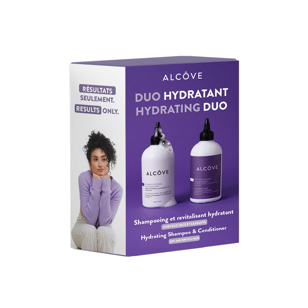 ALCOVE DUOS A EMPORTER SHAMPOOING ET REVITALISANT HYDRATANT 300 ML MARS-AVRIL 2025