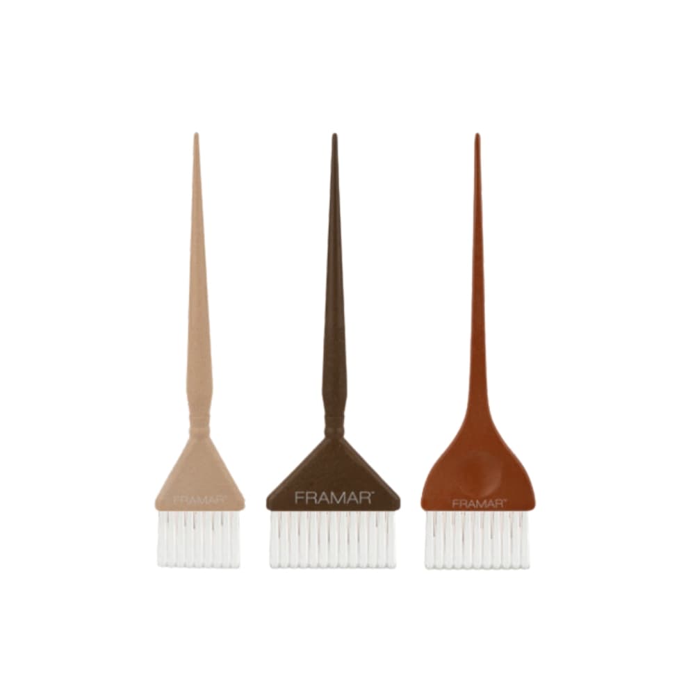 FRAMAR NEUTRALS TERRA SET OF 3 BRUSHES FAMILY PACK