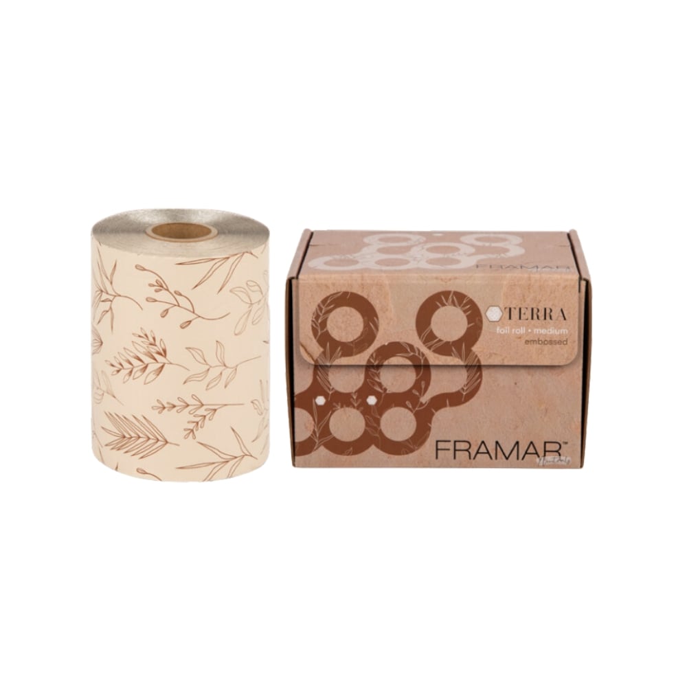 FRAMAR NEUTRALS TERRA ALLUMINIUM PAPER WAFFLE 320PI