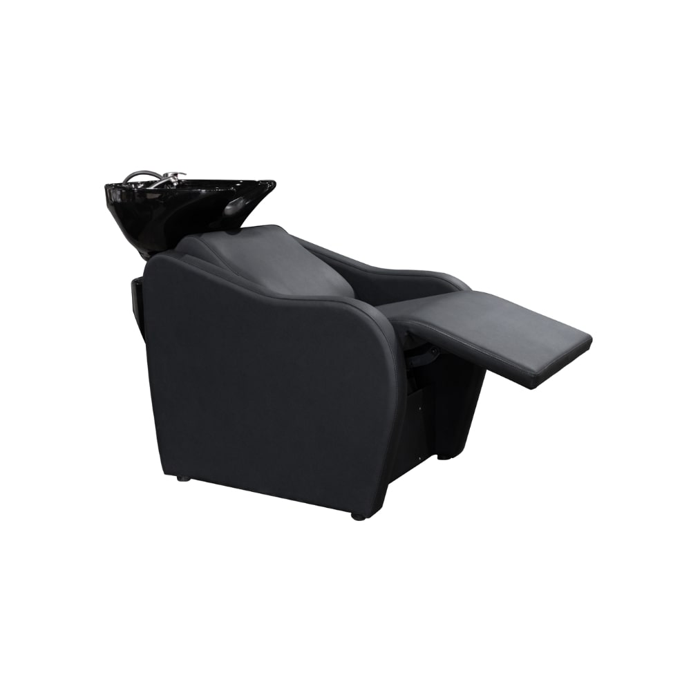 LAVABO KLASS BOL NOIR AVEC REPOSE PIED ELECTRIQUE ET FONCTION MASSAGE