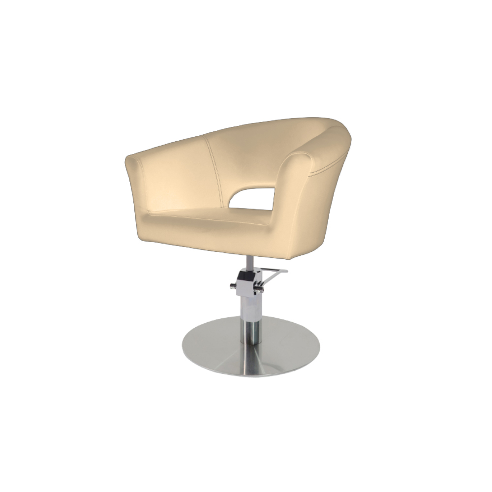 JADE BEIGE CHAIR ROUND BASE T FOOTREST