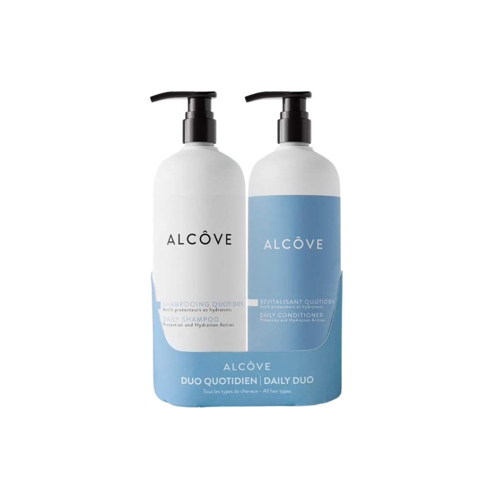 ALCOVE DUO LITRE SHAMPOOING ET REVITALISANT QUOTIDIEN