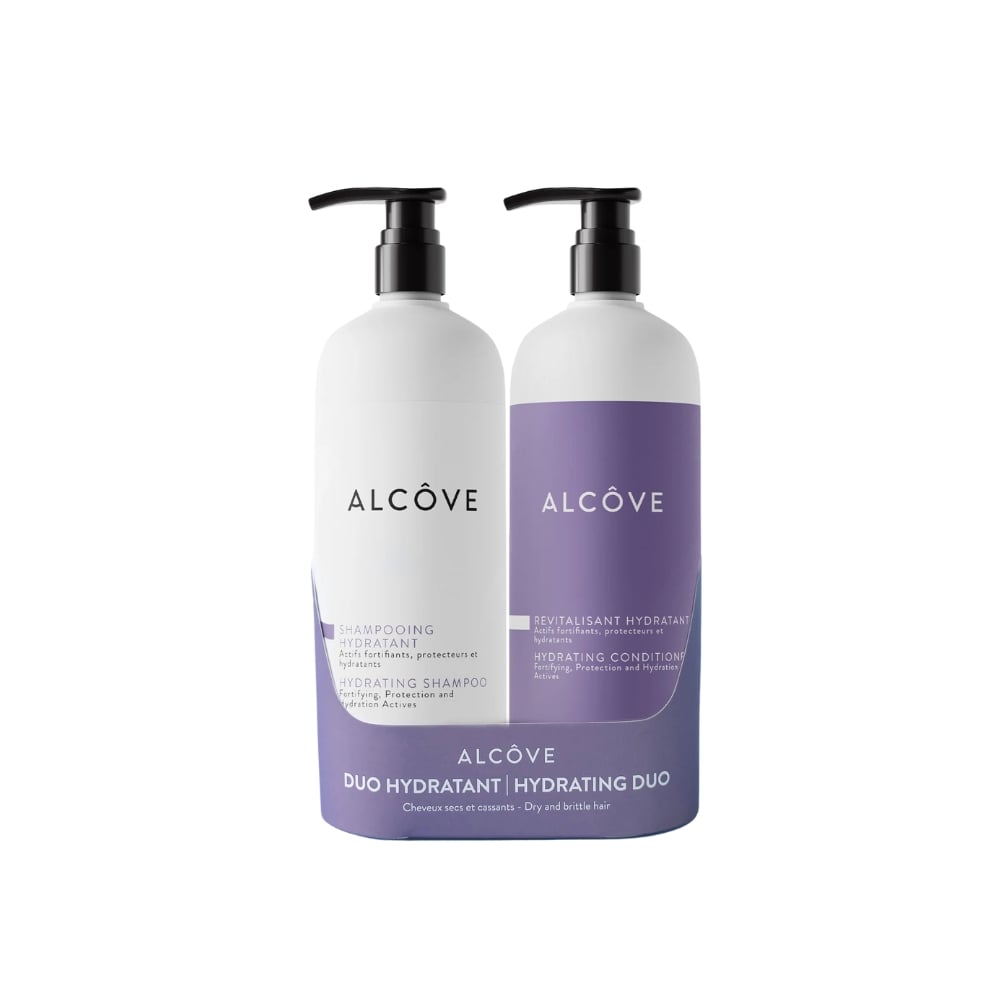 ALCOVE DUO LITRE SHAMPOOING ET REVITALISANT HYDRATANT