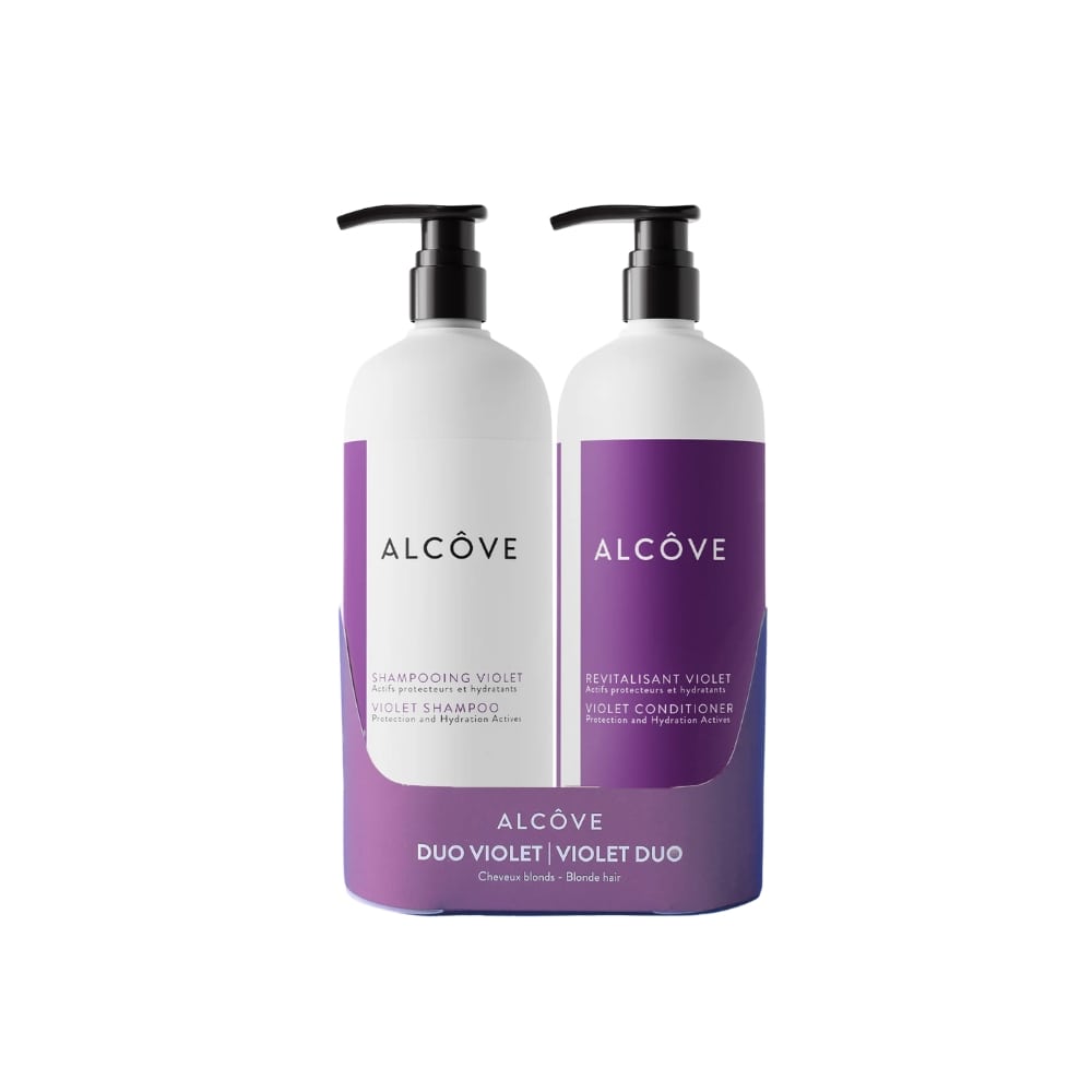 ALCOVE DUO LITRE SHAMPOOING ET REVITALISANT VIOLET