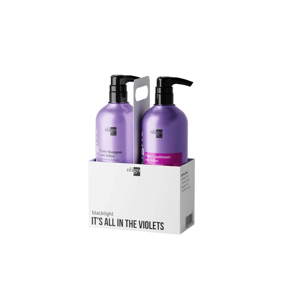 OLIGO BLACKLIGHT DUO LITER PURPLE SHAMPOO AND CONDITIONER