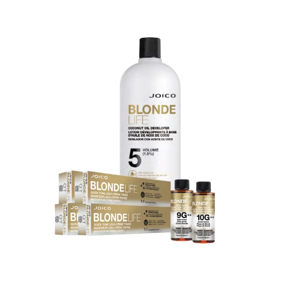 JOICO BLONDE LIFE BUY 6 SHADERS AND RECEIVE 1 FREE 5 VOLUME DEVELOPER