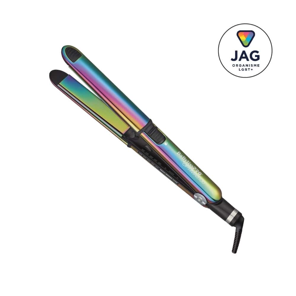 BABYLISSPRO NANO TITANIUM FLAT IRON OPTIMA 3100 25MM RAINBOW LIMITED EDITION