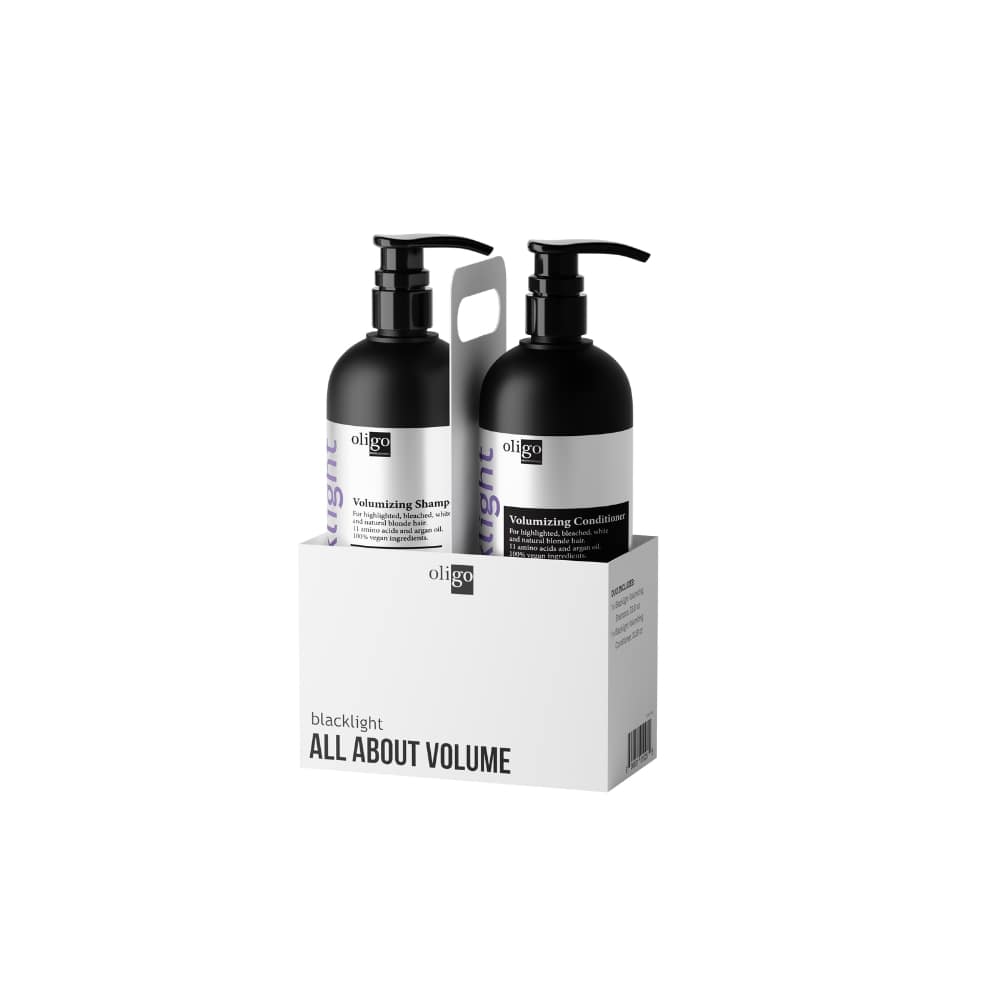 OLIGO BLACKLIGHT DUO LITER VOLUME SHAMPOO AND CONDITIONER