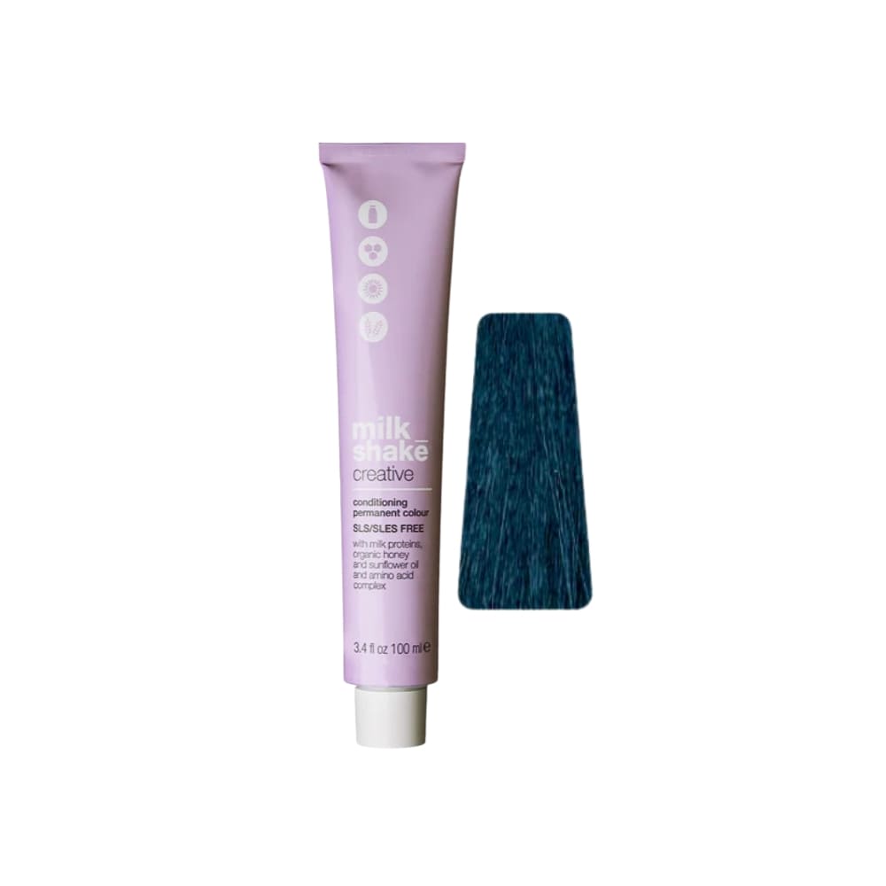 MILKSHAKE CREATIVE PERMANENT COLOR BLUE BLACK 100ML