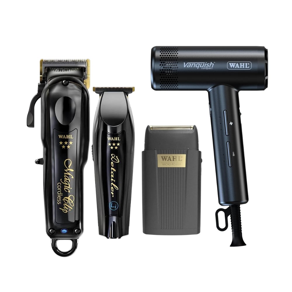 WAHL ENSEMBLE BLACK & GOLD BARBER